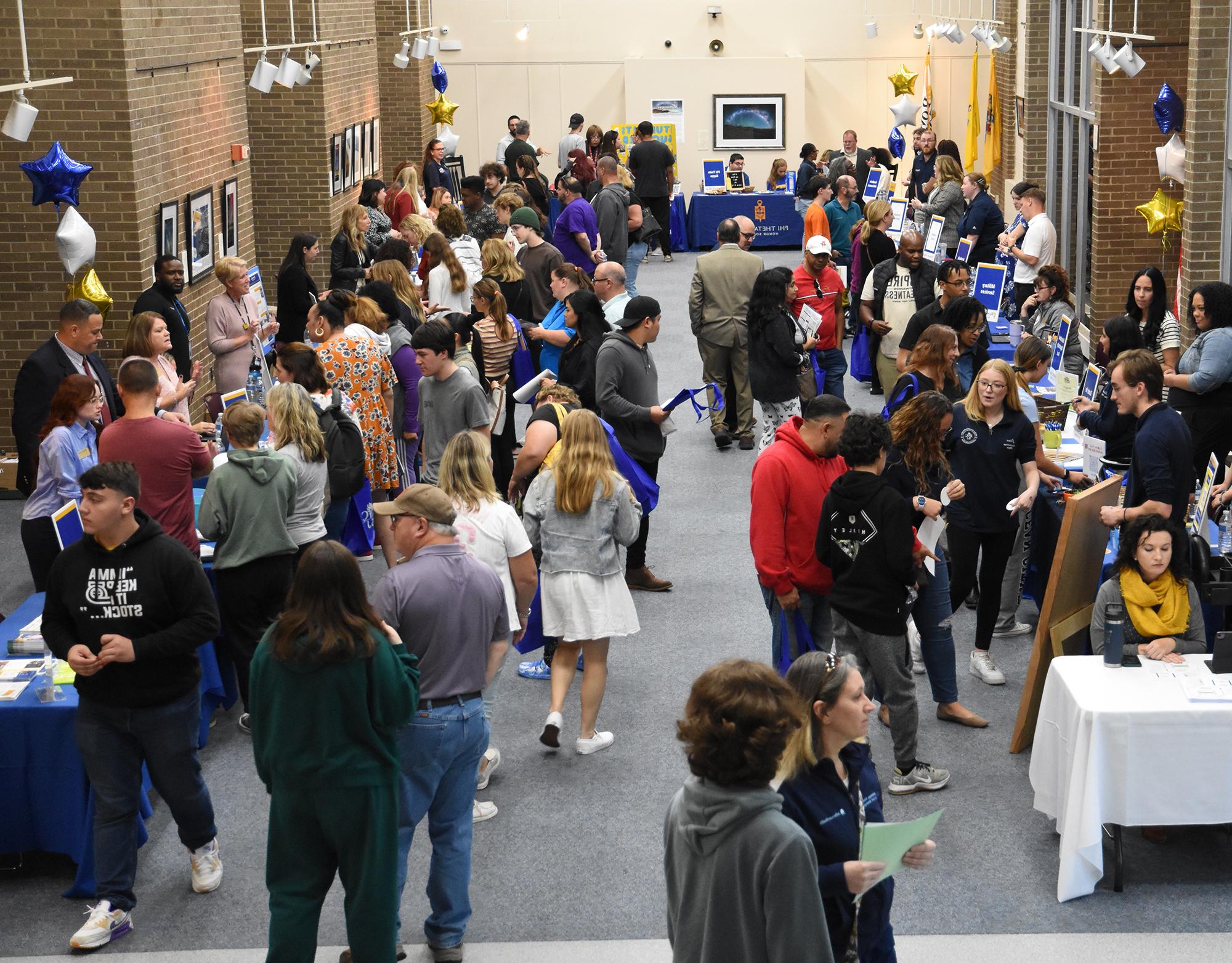 Open House crowd at the fall 2023 event